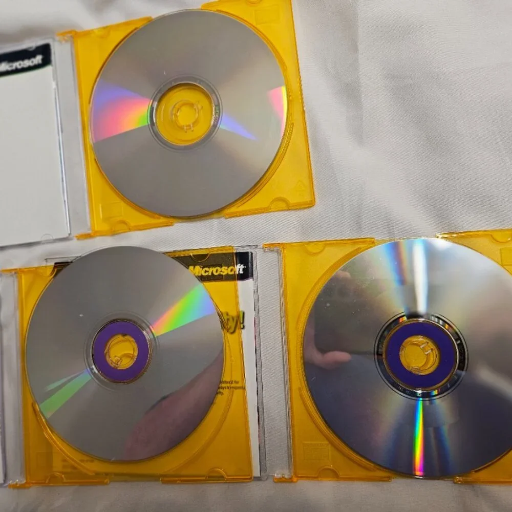 Microsoft Lot of 3 PC CD-ROMs For Kids Windows 95
